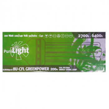 Bombilla CFL Pure Light 200...
